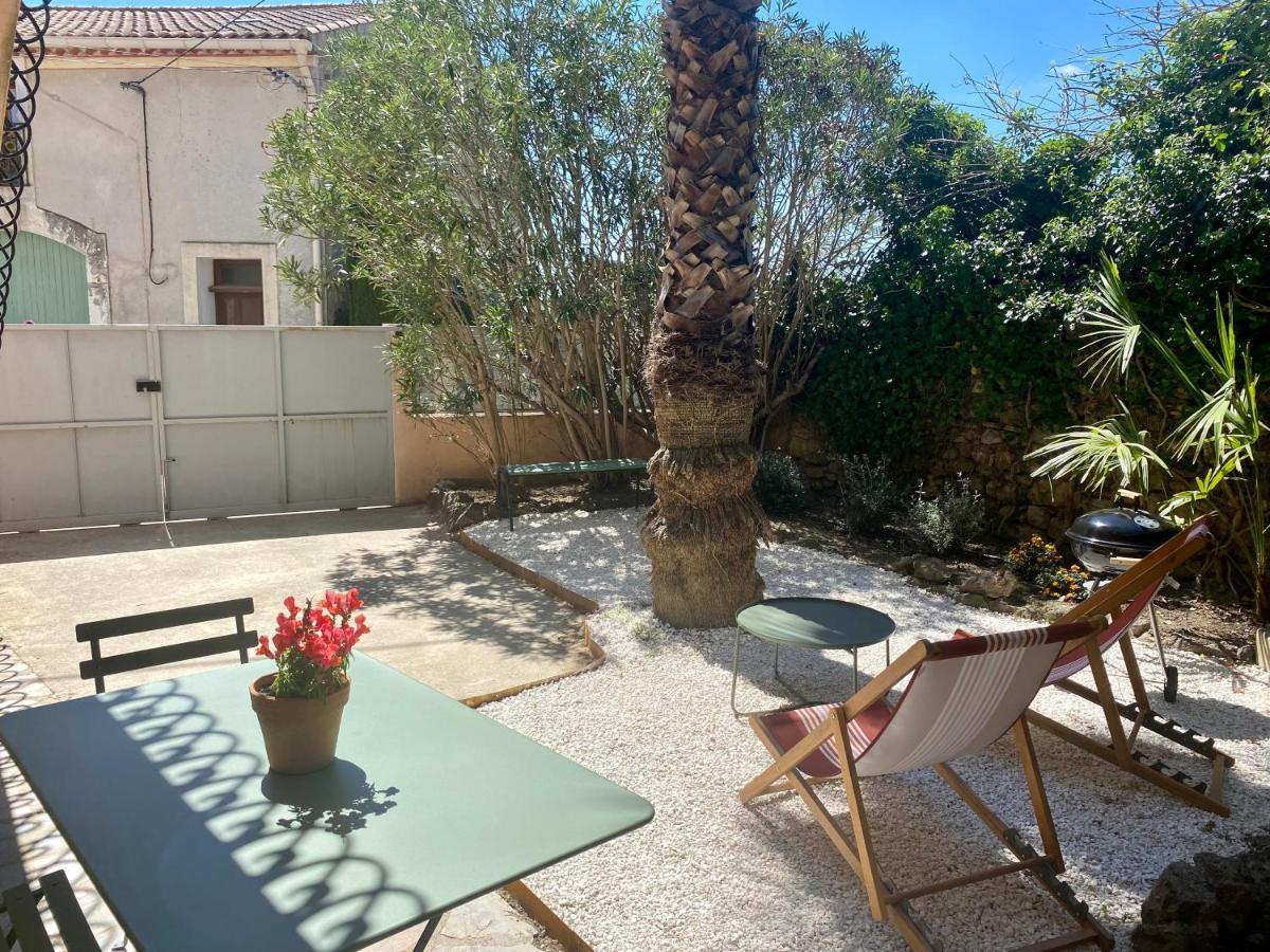 Gite Le Palmier - Perfectly Located Cosy Studio With Private Garden Puissalicon Bagian luar foto